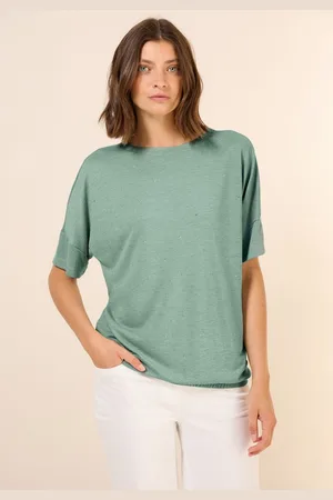 CECIL T-Shirt mit Elastiksaum