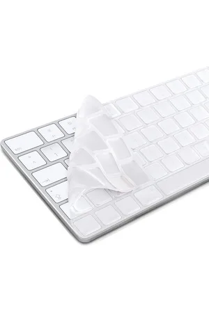 kwmobile Etui Silikon Tastaturschutz für Apple Magic Keyboard, QWERTZ Keyboard Cover Abdeckung - Transparent - Verkäufer: SellerX Commerce