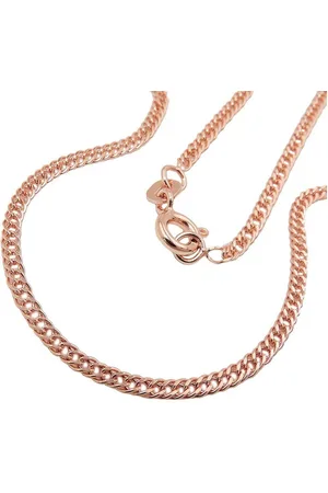 GALLAY Collier Kette 2mm Doppelrhombus Zwillingspanzer 9Kt Rotgold 50cm - Verkäufer: joyesboutique