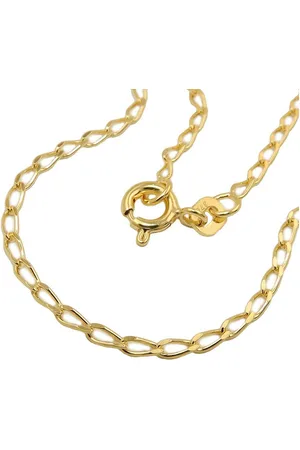 GALLAY Collier Kette 2mm Weitpanzer glänzend 9Kt GOLD 45cm - Verkäufer: joyesboutique