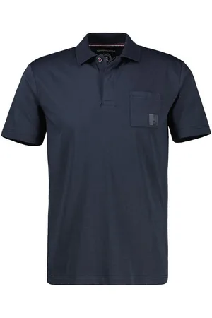 Lerros Poloshirt mit Logo Stickerei