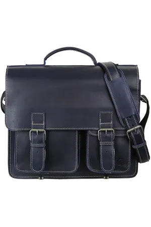 Greenburry Aktentasche Leder Aktentasche Schultertasche Lehrertasche 1128/NB - Verkäufer: Bilvary