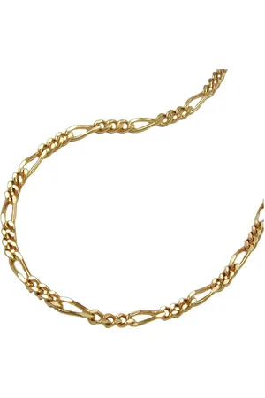 GALLAY Collier Kette 1,4mm Figarokette 14Kt GOLD 42cm - Verkäufer: joyesboutique