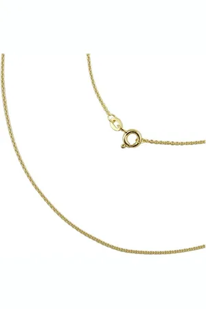 GALLAY Collier Kette 1,1mm Ankerkette rund 9Kt GOLD 42cm - Verkäufer: joyesboutique