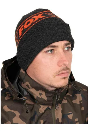 Fox Strickmütze Fox Collection Beanie Strickmütze Schwarz Orange Herren - Verkäufer: koeder-laden-de