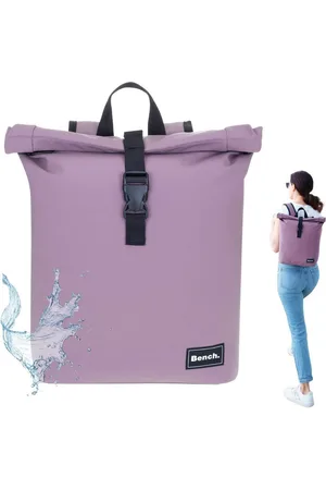 Bench Freizeitrucksack Rucksack Damen Hydro Compact aus Plane wetterfest Outdoor, kleines Laptop Fach Daypack Büro Freizeit 64222 + Etui - Verkäufer: Sporttaschenshop