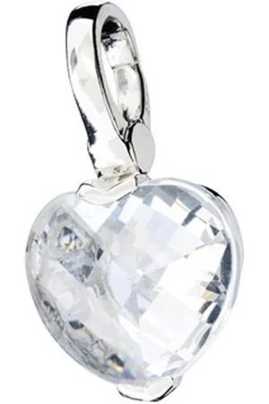 Giorgio Martello Charm Herz mit Zirkonia-Herz, Silber 925