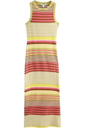 Next Maxikleid Geripptes, ärmelloses Maxikleid mit Ringerrücken (1-tlg) - Verkäufer: Germany GmbH