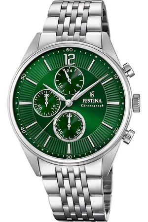 Festina Quarzuhr Herrenchronograph mit Edelstahlgehäuse - Modell: 20285_8 - Verkäufer: Uhren4you