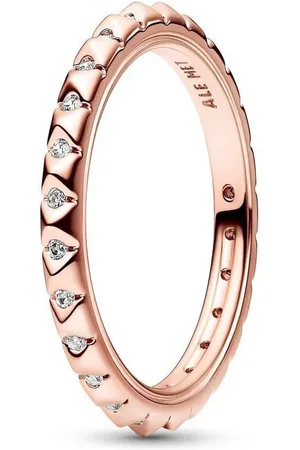PANDORA Fingerring Damen Pyramiden Ring mit Zirkonia von ME, IP Rosé - Verkäufer: Unique Jewelry GmbH
