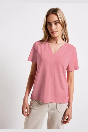 Street one T-Shirt mit V-Ausschnitt