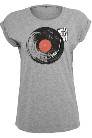 Youth Designz Print-Shirt "Plattenspieler" Damen T-Shirt als Statement Geschenk Frauen Print mit stylischen Retro Aufdruck - Verkäufer: EmDa Trading GmbH