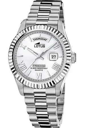 Lotus Chronograph Herrenuhr Edelstahl silber , (Chronograph), Herren Armbanduhr rund, groß (ca. 41,5mm), Edelstahl - Verkäufer: Fit4Style Silberschmuck - IMPPAC