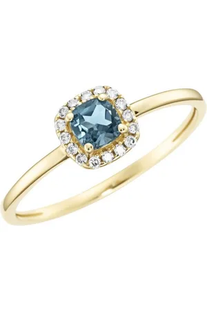 Luigi Merano Fingerring mit Edelstein & Brillanten, Gold 585