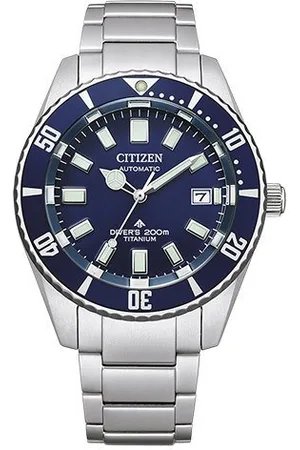 Citizen Automatikuhr Promaster Fujitsubo Mechanical Diver NB6021-68L, Armbanduhr, Mechanische Uhr, Herrenuhr, Titan, Saphirglas