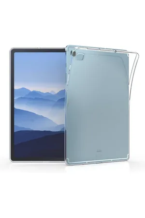 kwmobile Etui Hülle für Samsung Galaxy Tab S6 Lite (2024/2022/2020), Silikon Case transparent - Tablet Cover Tablethülle gummiert - Verkäufer: SellerX Commerce
