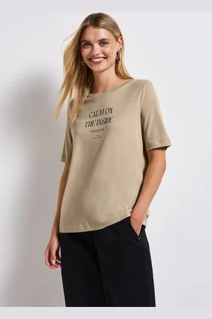Street one T-Shirt mit Schriftzug