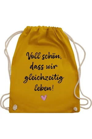 Shirtracer Turnbeutel Voll schön dass wir gleichzeitig leben I Freundschaft Geschenk für Pär, Pärchen - Verkäufer: