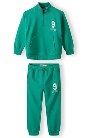 Minoti Jogginganzug Trainingsanzug mit Stehkragen-Sweatshirt (12m-8y) - Verkäufer: