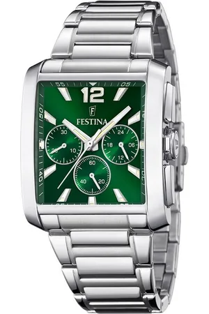 Festina Quarzuhr Herrenchronograph Edelstahl, eckig - Modell: 20635_3 - Verkäufer: Uhren4you