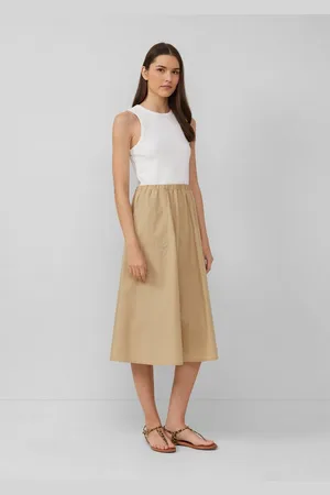 QS by s.Oliver Maxikleid Ärmelloses Midikleid im Fabricmix - Verkäufer: