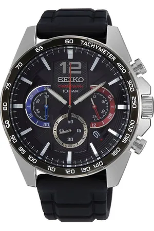 Seiko Chronograph SSB347P1, Armbanduhr, Quarzuhr, Herrenuhr, Stoppfunktion, Datum