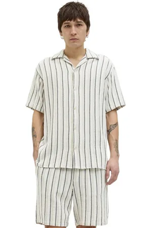 JACK & JONES Kurzarmhemd JORCOBA STRIPE RESORT SHIRT SS (1-tlg) - Verkäufer: Jeans-direct