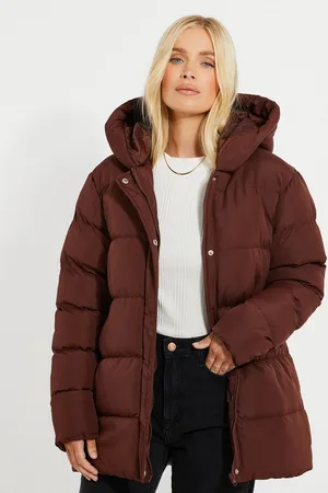Threadbare Steppjacke THB Curve Hayley Puffer Jacket mit gemütlicher Kapuze - Verkäufer: onQuality