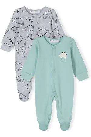 Minoti Schlafoverall Schlafanzüge mit Print, 2-er Pack (0-24m) - Verkäufer: