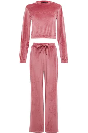 Threadbare Sportanzug Almond Velour, mit angesagter Samt-Optik - Verkäufer: onQuality