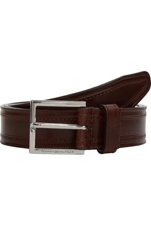 Tommy Hilfiger Ledergürtel HUDSON EMBOSS LEATHER 3.0 Größenverstellbar