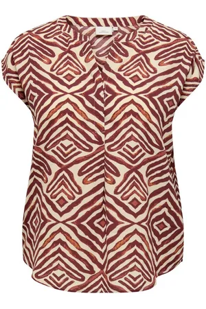 ONLY Kurzarmbluse CARSHILLA SL SHIRT AOP VIS BS