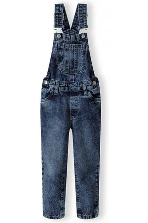 Minoti Jeanslatzhose Denim-Latzhose im Acid Wash-Stil (1y-8y) - Verkäufer: