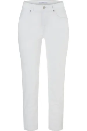 Mac Stretch-Jeans MELANIE 7/8 white denim 5045-90-0352 D010 - ULTRALIGHT - Verkäufer: Jeans-Manufaktur