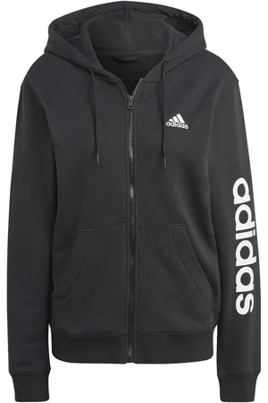 adidas Anorak W LIN FT FZ HD BLACK/WHITE - Verkäufer: INTERSPORT Glass
