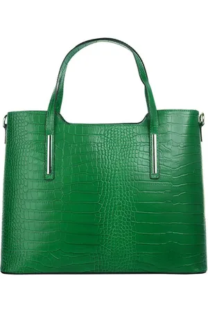 Cluty Henkeltasche, echt Leder, Made in Italy