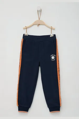 QS by s.Oliver Leggings Jogginghose mit gummiertem Print und Kontraststreifen Tape - Verkäufer:
