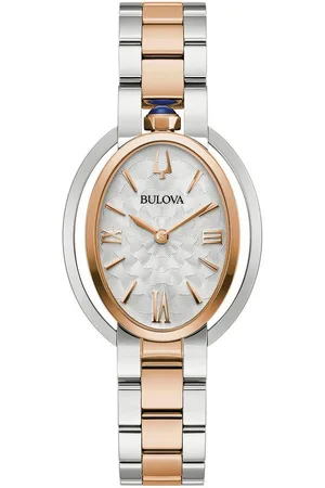 BULOVA Quarzuhr Rubaiyat 98L322, Armbanduhr, Damenuhr, Edelstahlarmband, analog