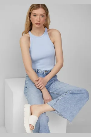 QS by s.Oliver Shirttop Geripptes Tanktop Paspel - Verkäufer: s.Oliver