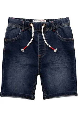 Minoti Jeansshorts Kurze Jeans mit Schnürchen in der Taille (1y-14y) - Verkäufer: