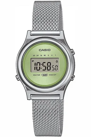 Casio Digitaluhr Mini Collection Stahl/Hellgrün - Verkäufer: uhrcenter