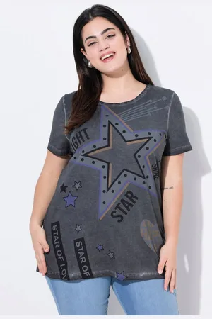 Angel of Style T-Shirt T-Shirt Regular Fit Stern-Druck - Verkäufer: Popken Fashion Group