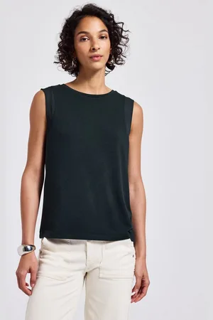 Street one Trägertop mit Chiffondetails