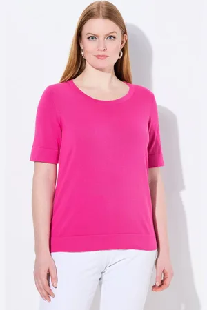 Ulla Popken Strickpullover Twinset-Pullover Rundhals Halbarm Pima Cotton - Verkäufer: Popken Fashion Group