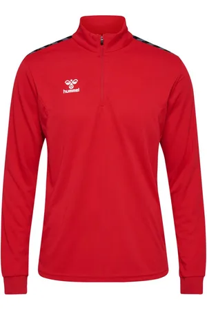 Hummel Fleecepullover Herren Trainingstop hmlAuthenticHalf Zip Poly Sweat 219973 - Verkäufer: CORTEXPOWER