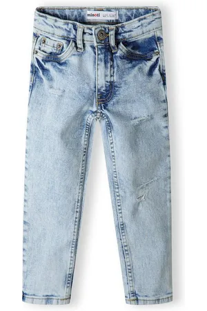 Minoti Regular-fit-Jeans Durchgescheuerte Jeans (2y-14y) - Verkäufer: