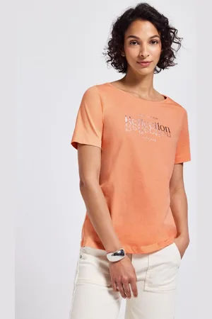 Street one T-Shirt aus reiner Baumwolle