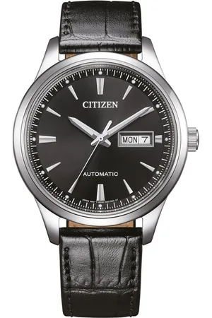 Citizen Automatikuhr Herrenuhr Modell: NY4058-01EE mit schwarzem Zifferblatt und Le - Verkäufer: Uhren4you