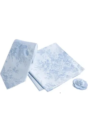 Next Krawatte Krawatte mit Blumenprint und Einstecktuch, Set (3-St) - Verkäufer: Germany GmbH