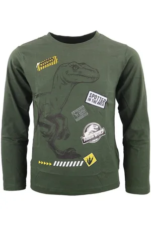 Jurassic World Langarmshirt Raptor Jungen Kinder langarm Shirt Gr. 104 bis 134 - Verkäufer: WS-Trend